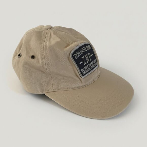 Richardson Beige Neutral Zion National Park Ourdoor Gorpcore Canvas Ball Cap Hat - Picture 2 of 3